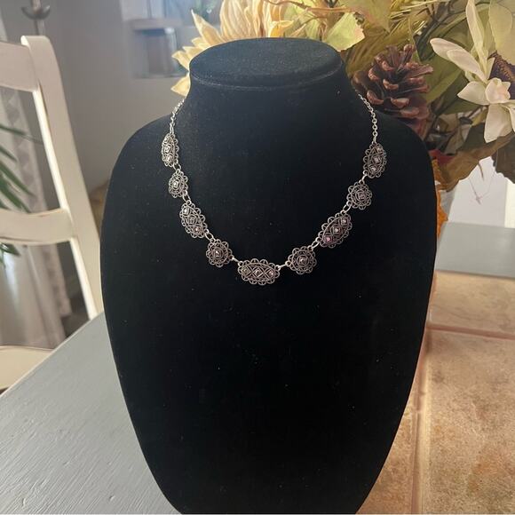 Gunmetal Vine Necklace - Picture 7 of 9